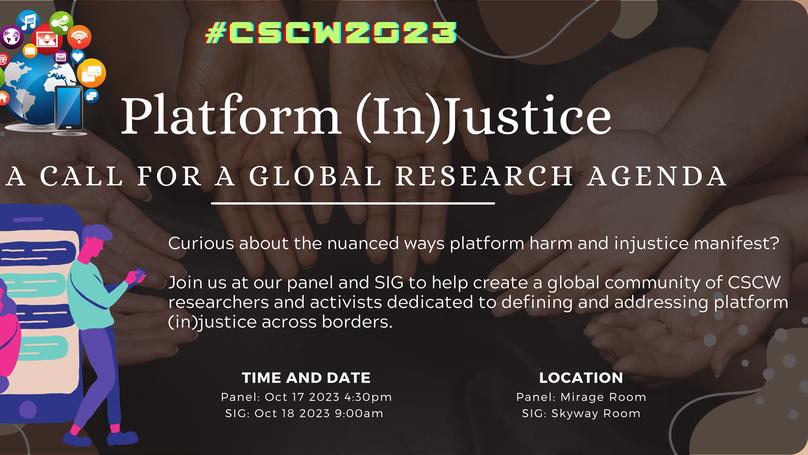 Platform (In)Justice, A Call for a Global Research Agenda